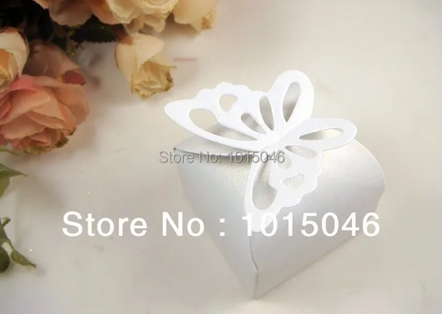Whole 50 X White Erfly Candy Bo Wedding Party Deco Whole 50 X White Erfly Candy Bo Wedding Party Deco Supply Box Gift