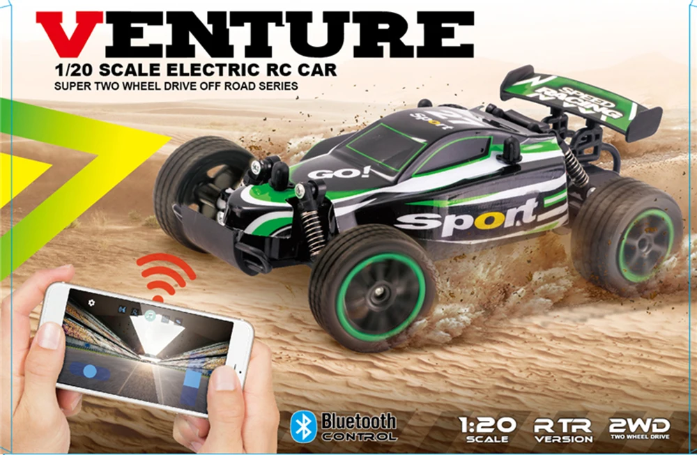 Finger Rock Дистанционное управление автомобиль Bluetooth подключение Радиоуправляемый автомобиль, игрушки Дети Электрический Радиоуправление Шокирующая защита внедорожный автомобиль игрушка