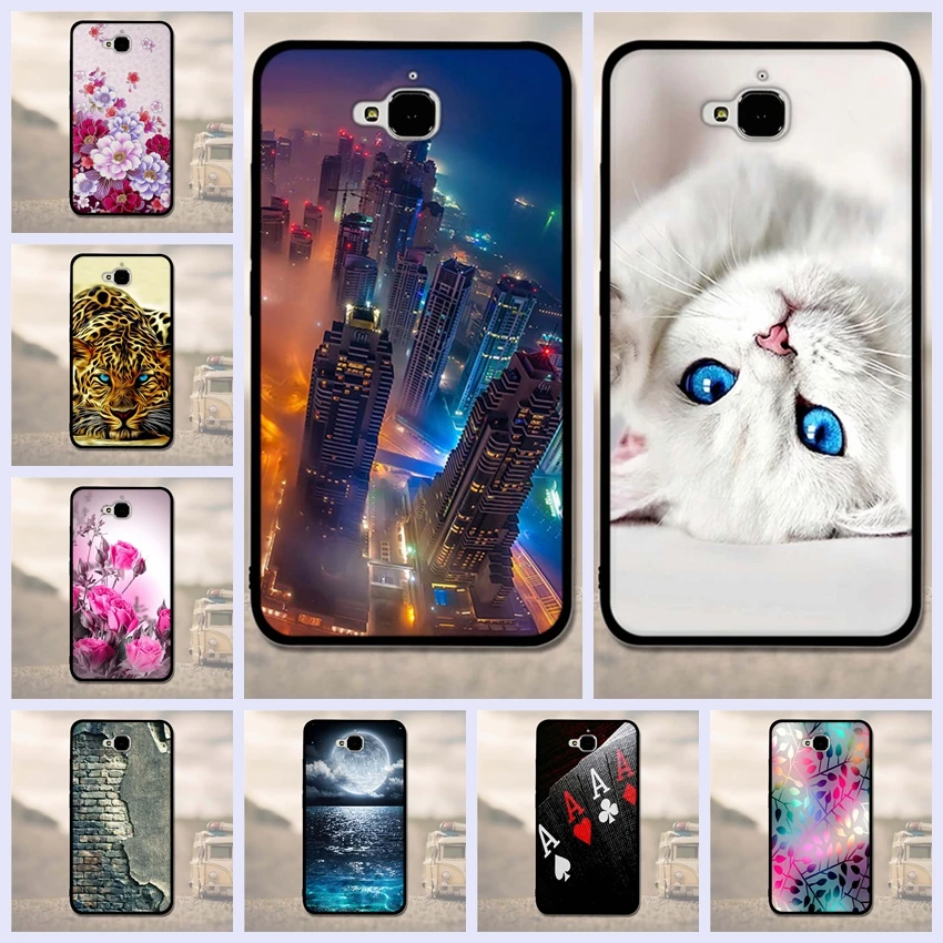 

For Honor 4C Pro Case Cover For Huawei Y6 Pro Case Silicon Soft Tpu Cover For Honor Play 5X / Enjoy 5 / Holly 2 Plus Funda Coque