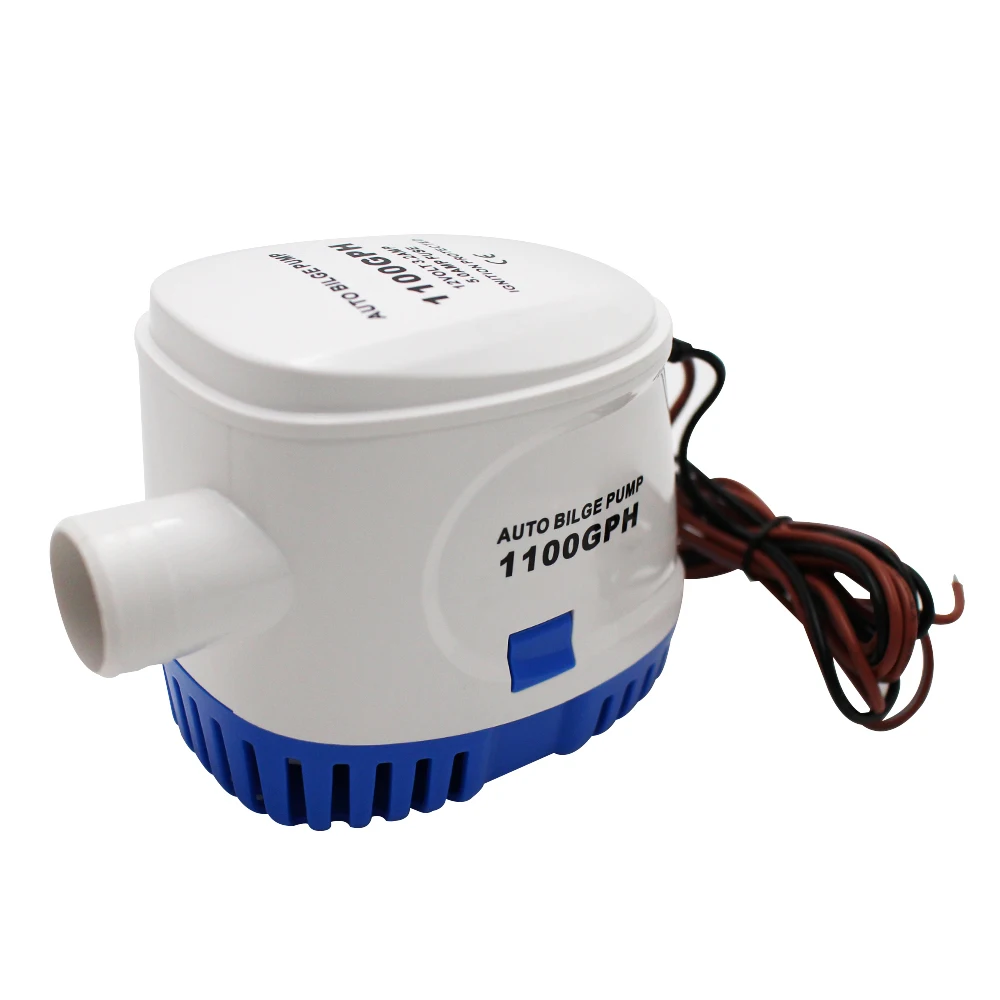 

DC Automatic Bilge 12V 1100GPH Water Pump 24V For Submersible Auto Pump With Float Switch Sea Boat / Marine Bait Tank Fish