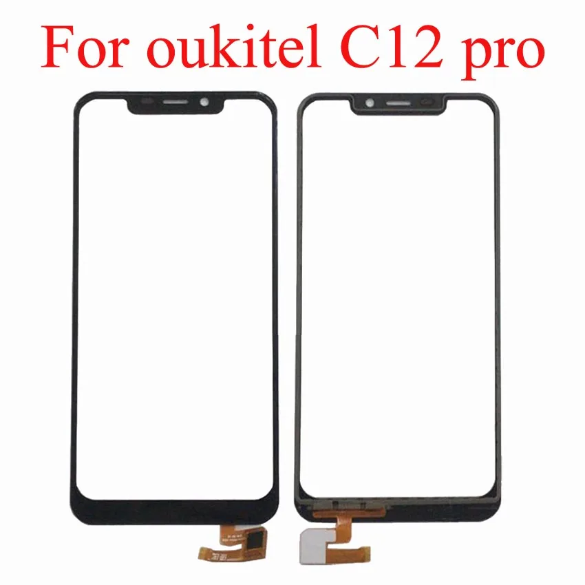 

Mobile Phone Touchscreen For Oukitel C12 PRO Touch Screen Panel Digitizer Front Glass Sensor C 12 Accessories