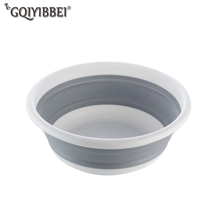 

Portable Folding Baby Wash Basin Plastic Footbath Sink For Fishing Kitchen Bathroom Cleaning Tool Camping Car Accessories