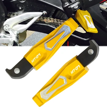

Motorcycles Folding Rearset Foot Pegs Backseat Pedal Rear Foot Pads FOR yamaha MT-07 MT07 MT 07 2014-2016 CNC Aluminum foot pegs