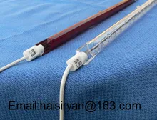 customize ruby IR emitter medium wave heater bulb heat pipe halogen quartz infrared heating lamps for paint drying