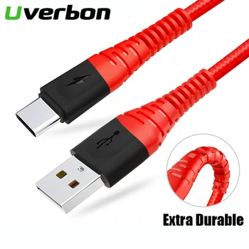 

2.4A Type-C USB Data Cable High Quality Durable Nylon 0.5/1/1.5/2/3m Data Fast Chager Cable For Samsung Xiaomi Huawei