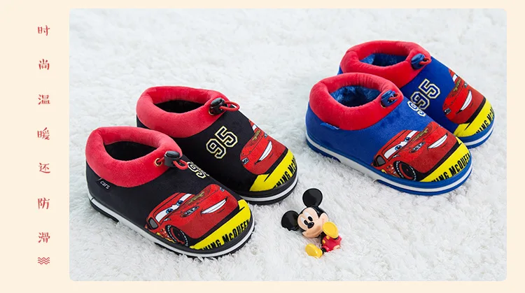 Disney slippers baby pantoffels kids car home shoes todder winter home shoes children indoor floor shoes cartoon animatio terlik (33)