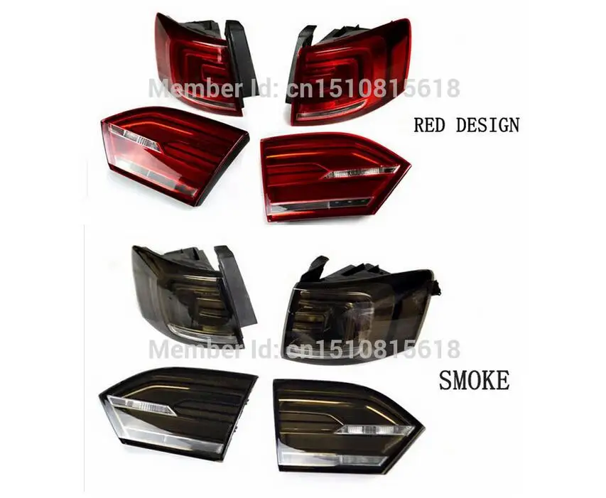 for Jetta tail lights VW Jetta led tail light Mk6 lamp drl rear trunk lamp cover signal+brake+reverse Car Styling LED Tail Lamp