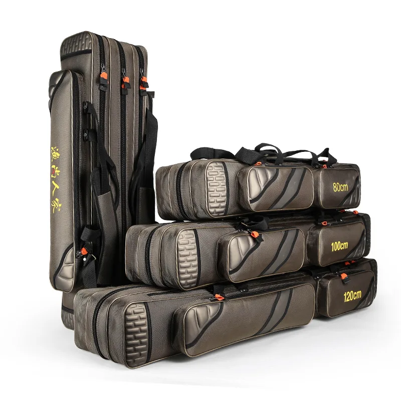 Bolsas de Pesca Bolsa de Pesca Vara de Pesca 2020 ao ar 100cm à Prova Novo Livre Camadas Mais Grosso 80cm 90cm Dwaterproof Água A196 3 13 100cm à prova dwaterproof água saco de pesca vara de pesca a196