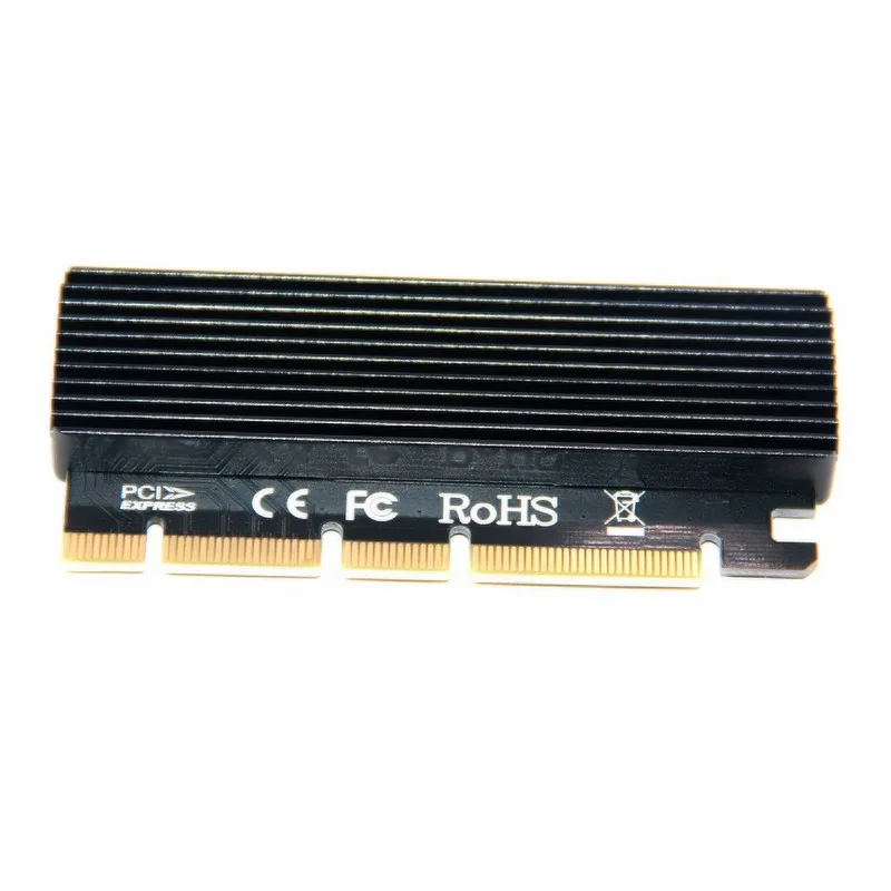 M.2 SSD адаптер PCIe SSD случае PCI Express X4 X8 X16 NVME M2 SSD 2230 2242 2260 2280 жесткий диск Корпус черный Алюминий Caddy