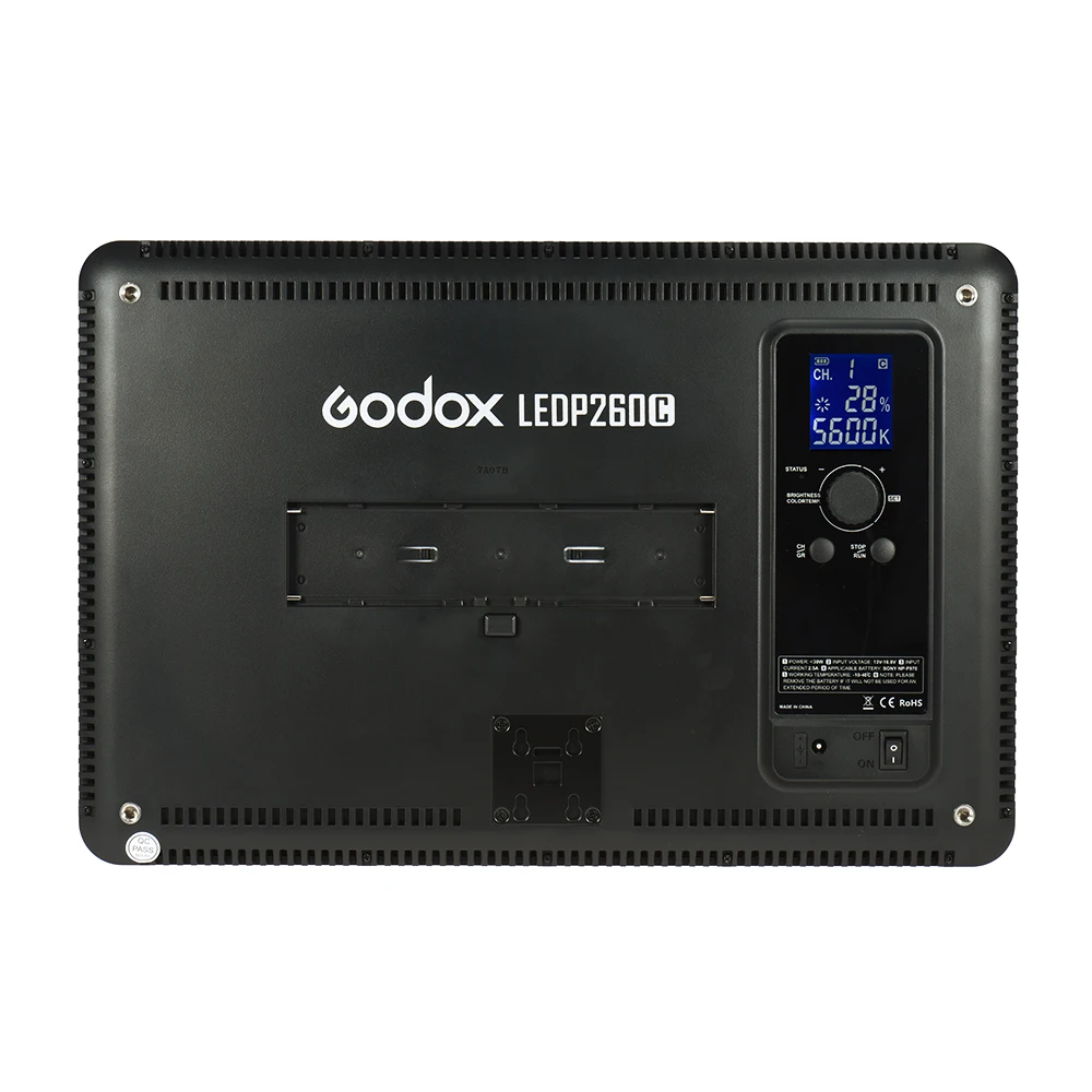 GODOX светодиодный P260C ультратонкий 30 Вт 3300-5600k светодиодный видео светильник Панель лампа для однообъективных цифровых зеркальных фотокамер Камера студийный фон для фотосъемки