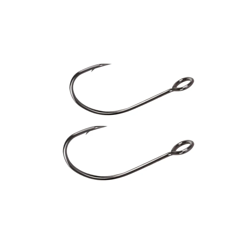 

Tsurinoya Fish Hooks 5pcs/Pack High Quality Size 8# Single Hook Black Stainless Stail Nickel Hook Streams Barbed Hook P18