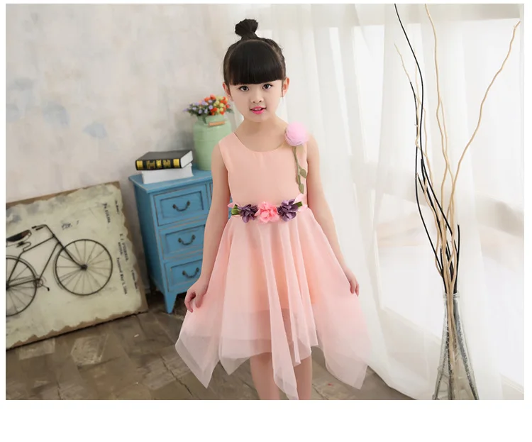 2019 Vestido de Verão para Crianças Meninas