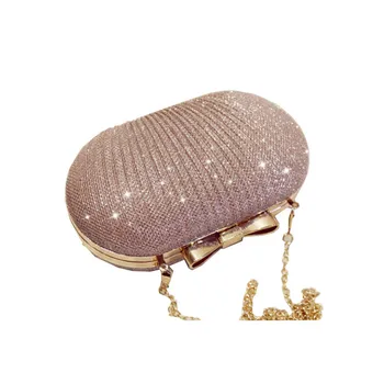 

2018 new fashion Women's Shoulder Bag Women's Luxury Wedding Party Clutch Bag Female Brand Handbag Wedding Shiny Tote Clutch