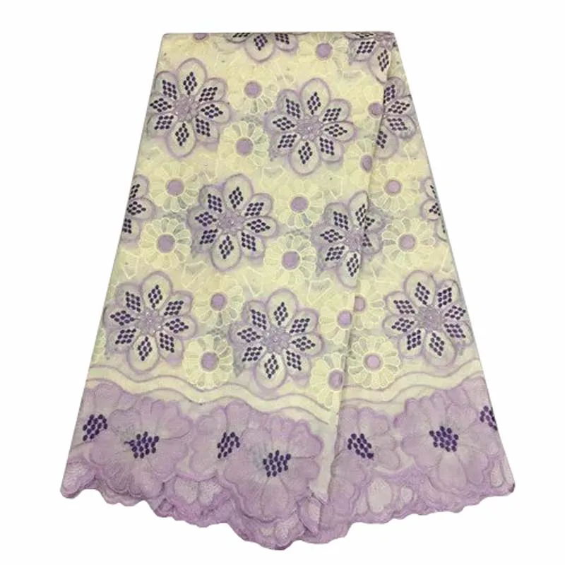(5yards/lot) High class cotton Swiss voile lace fabric embroidered African for lady dress! WJ29-40 | Дом и сад
