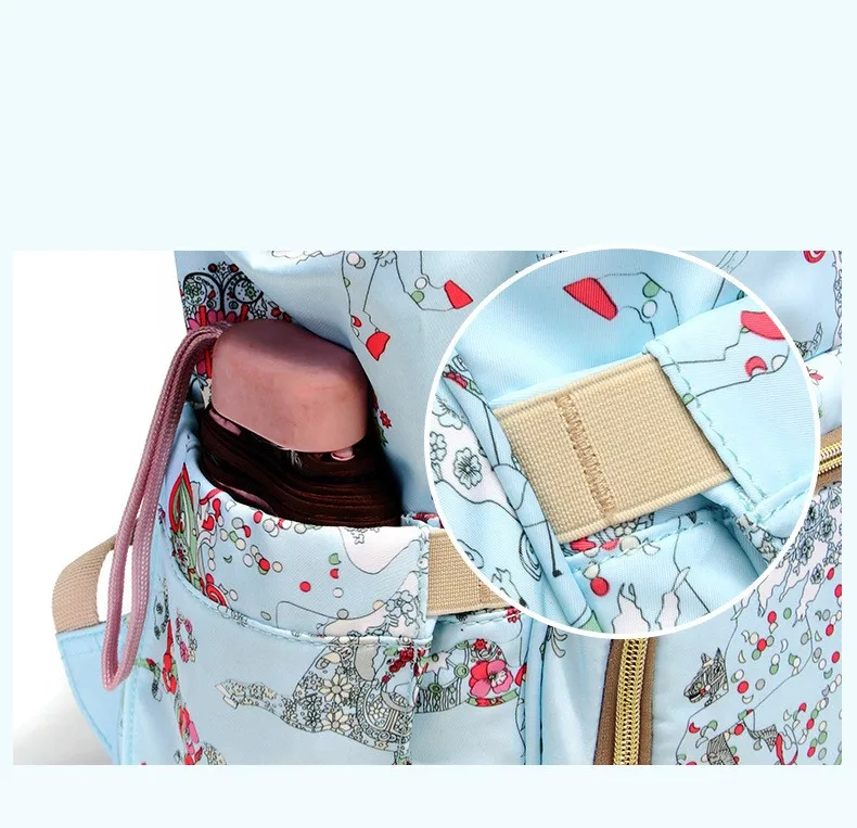 Мода Путешествие в мумию рюкзак для беременных подгузник сумка большая емкость Детская сумка дизайнерская сумка для кормления уход за