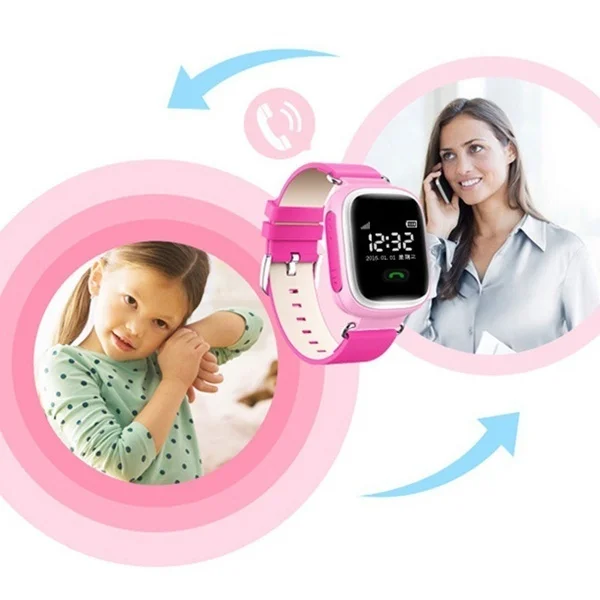 Children Kids Security GPS Tracker Smart Watch SOS Outdoor Emergency for Iphone&Android Waterproof Bluetooth Remote Monitor