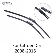 QZAPXY автомобиль стеклоочистителей для Citroen C5 MK2 2", 22" 2008 2009 2010 2011 2012 2013 автомобильные аксессуары Стеклоочистители