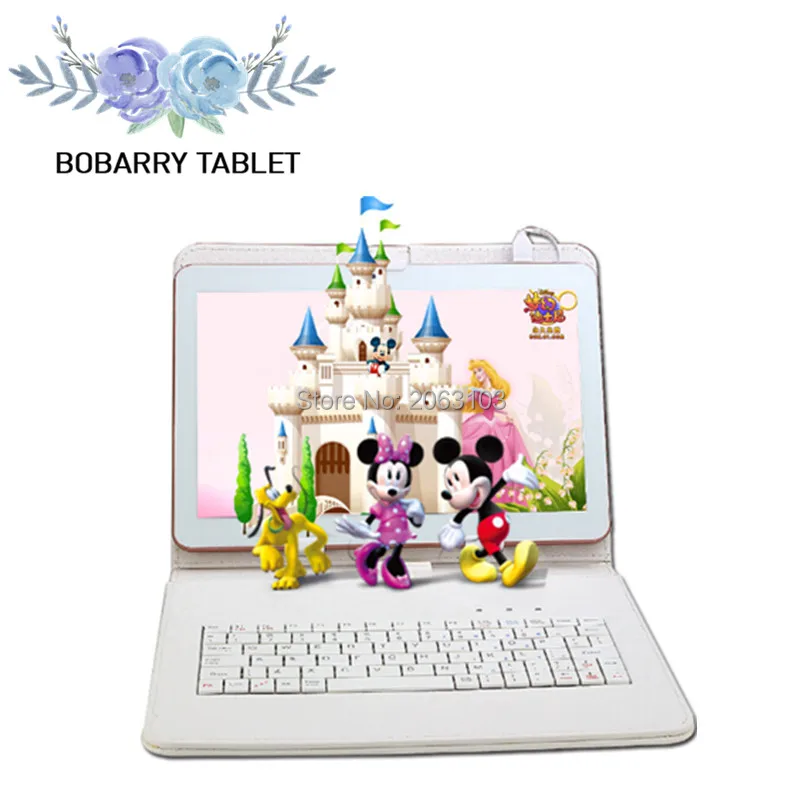 BOBARRY 10.1 inch 4G tablet Octa Core 4GB RAM 128GB ROM 8 Cores andriod 6.0 8MP 1280*800 IPS Kids Gift MID Tablets 10.1