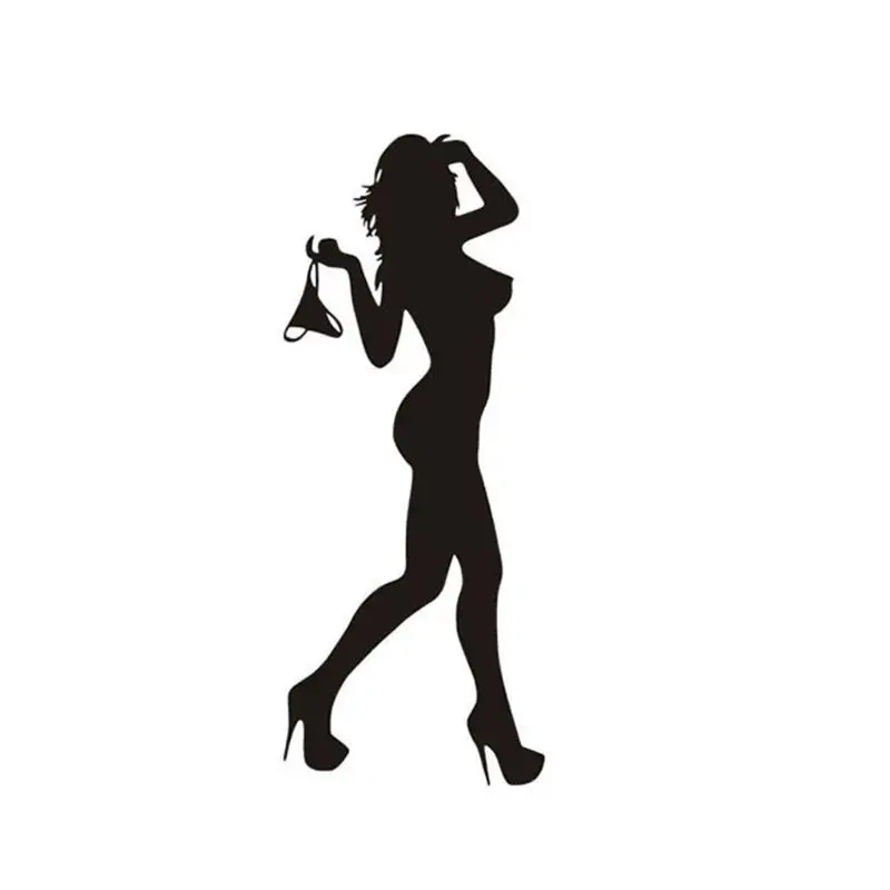 

19x6CM Woman For Auto Car Bumper Window Vinyl Decal Sticker Decals DIY Decor