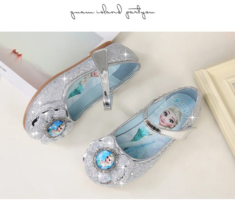 Обувь Эльзы; обувь для девочек с героями мультфильма «София», «Эльза», «Анна»; Детские кроссовки; обувь Снежной Королевы для девочек; сандалии; повседневная обувь на плоской подошве