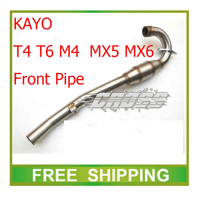 Zongshen NC250 мотоцикл передняя выхлопная труба мотоцикл глушитель kayo T4 T6 M4 MX5 MX6 xmotos 250cc аксессуары Бесплатная доставка - изображение