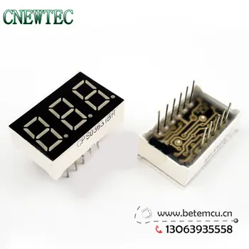 

CPS03631BR Common Anode 3Bit Digital Tube 7 segment 0.36" Red LED Display 10PCS/LOT