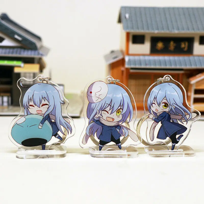 

Anime That Time I Got Reincarnated as a Slime Rimuru Cosplay Acrylic Desk Stand Figure Model Plate Decor Keychain Pendant