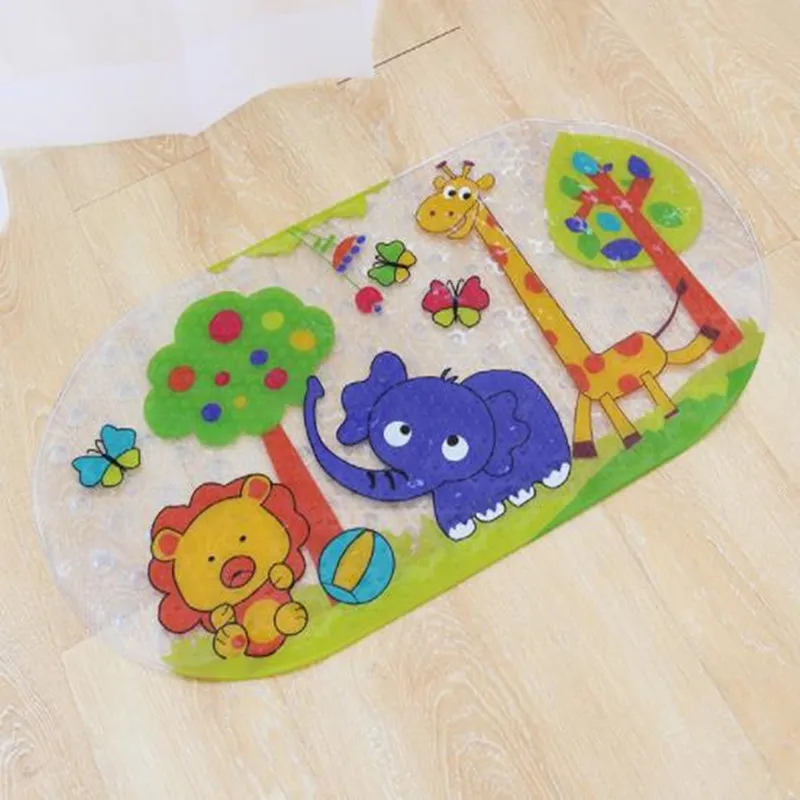 

Cartoon Toilet Anti-Slip Bath Mat Foot Mat Bathtub Children Shower Mats with Sucke PVC Bathroom Mat