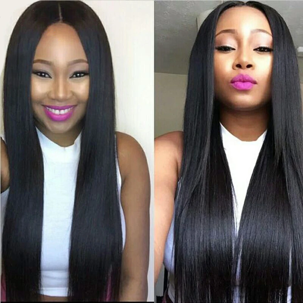 best peruvian virgin font b hair b font straight 400g black 1b human font b Hair