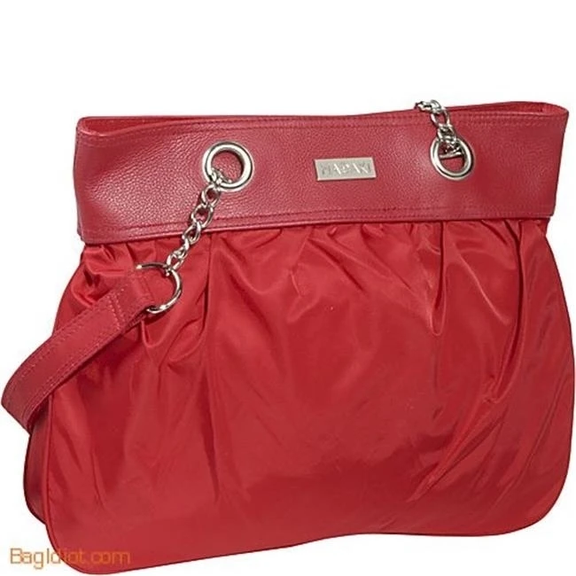 Kalencom HDK831RUBY Hadaki Nylon Brick A Brack Tote Ruby