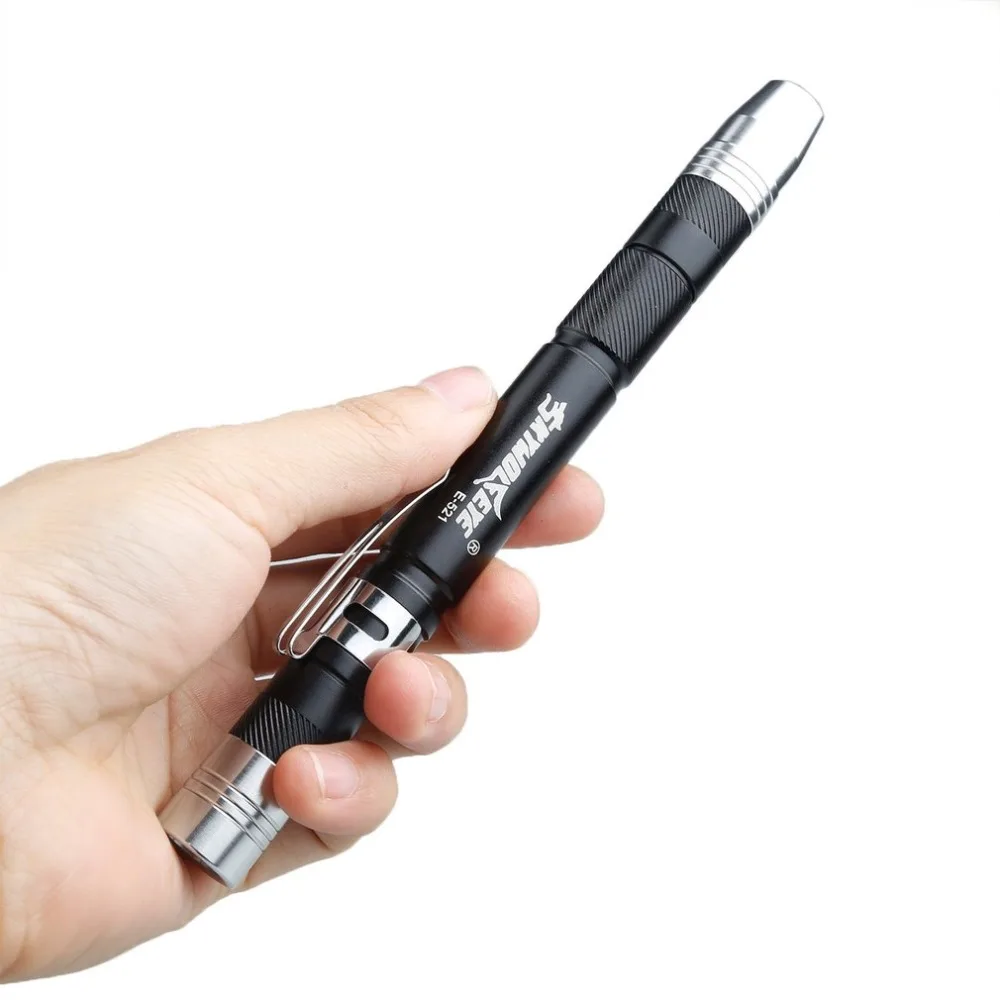LED aluminum alloy glare mini pen flashlight can do counterfeit pen UV