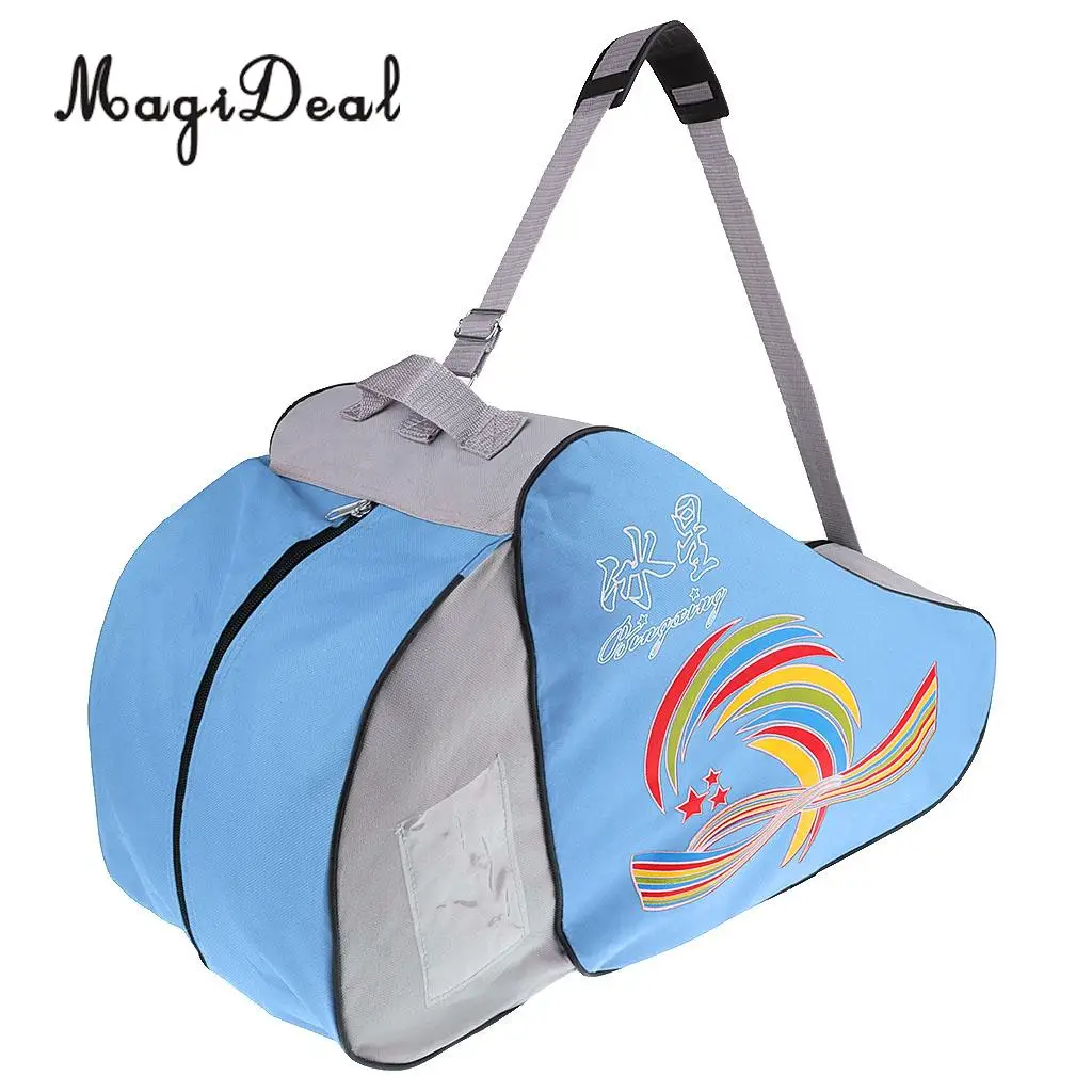 Inline Roller Skating Boots Bag Ice Hockey Skates Helmet Storage Bag
