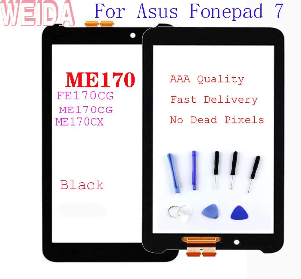 WEIDA 7 ''для Asus Fonepad ME170C ME170 k012 FE170CG ЖК-дисплей с сенсорным экраном дигитайзер ME170CG