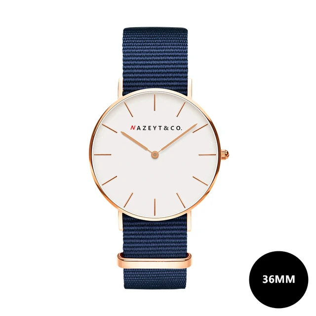 Nazeyt watch women nylon Midnight blue DW style watches promotion new ladies gif Nazeyt watch women nylon Midnight blue DW style watches promotion new ladies gif