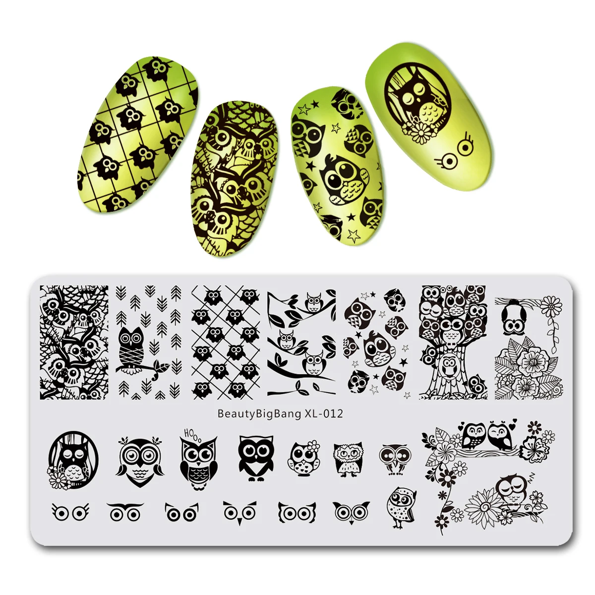 BeautyBigBang штамповки для ногтей пластины XL-01 из нержавеющей стали штамповки для ногтей лак для ногтей перламутровая втирка для ногтей шаблон для фруктового изображения