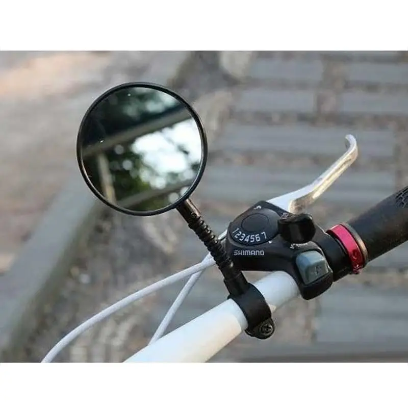 1pcs Bike Rearview Mirror Bicycle Handlebar Flexible Rear Back View