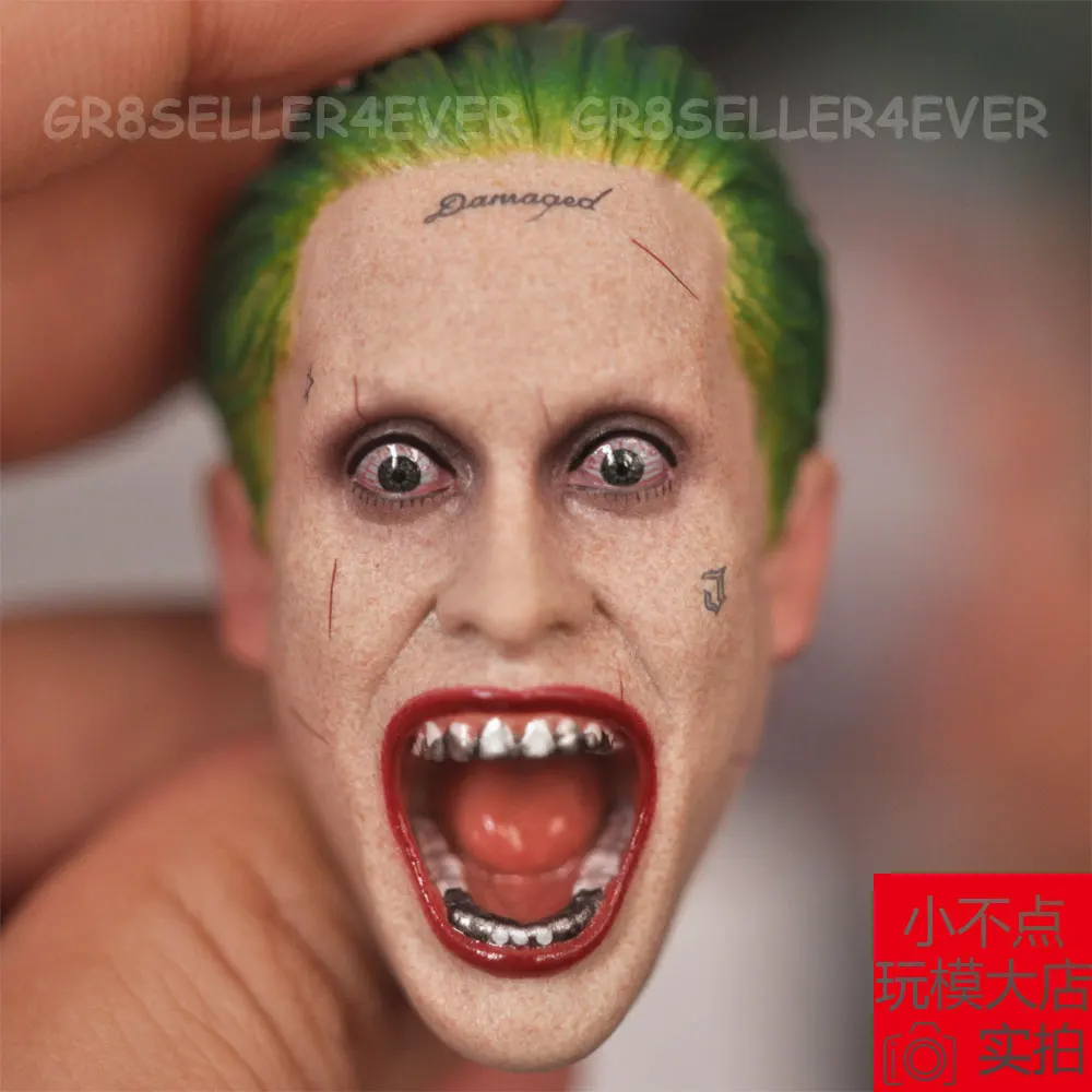 

TC TOYS Scream Jared Leto Joker 1/6 Head Sculpt Arkham Asylum Suicide Squad