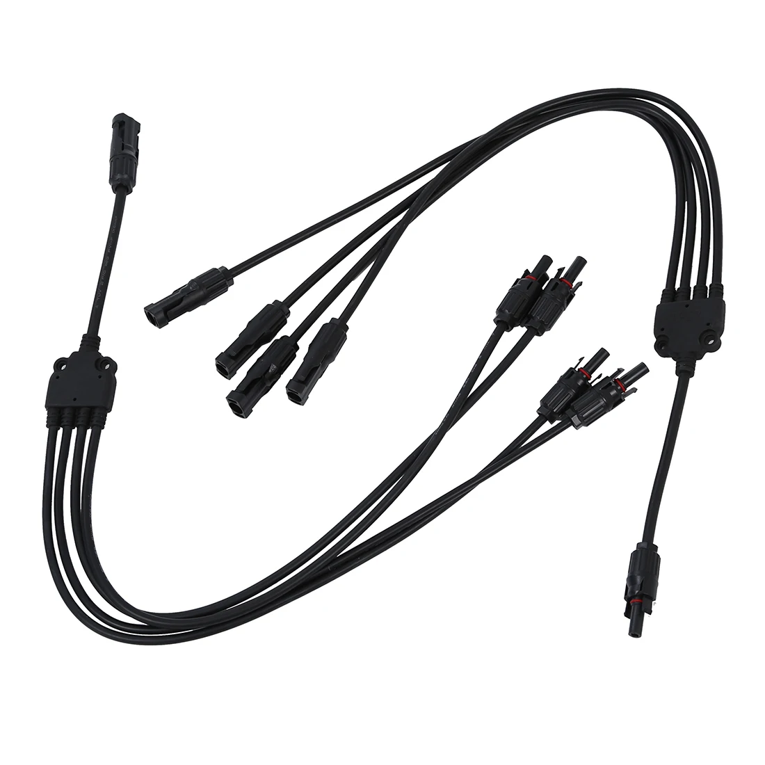

HHTL-1 pair Solar Connectors Y Type (1 to 4) MC4 Solar connector for solar module cabling PV / PV system DE