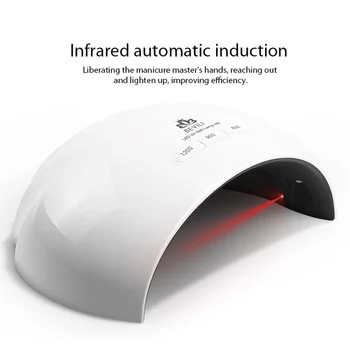 

36W LED UV Lamp for Nails Fingernail Toenail Gel Curing Nail Dryer Professional Nail Gel Machine for Manicure Salon Tools