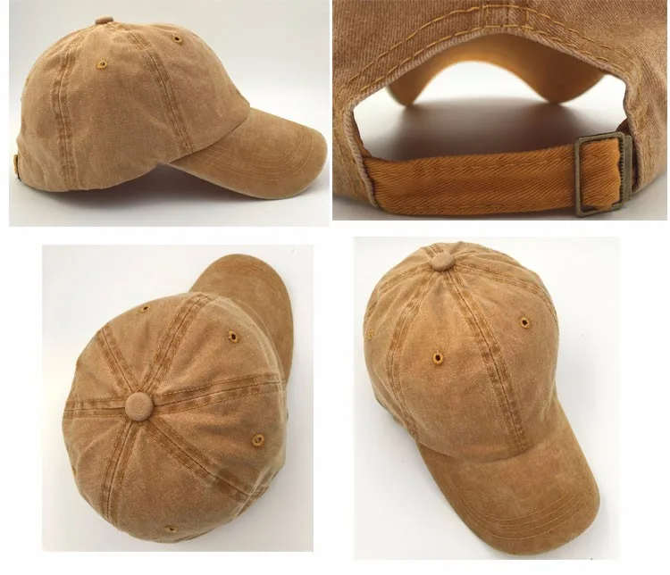 baseball cap women cap men snapback hip hop cap dad hat cap strapback  Unisex Cotton Cap Adjustable Plain Hat (15)