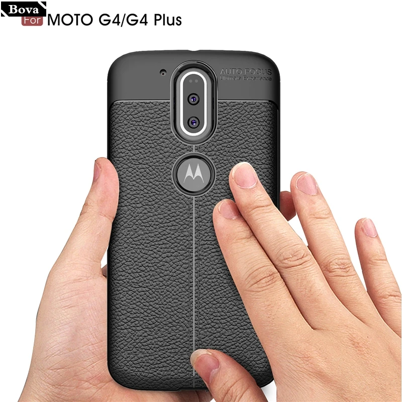 Мягкий ТПУ чехол для Motorola G4 TPU силиконовый Защитный телефона Moto Plus/G4 Кожаный Стиль