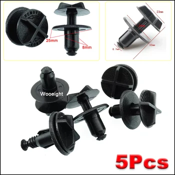 

Wooeight 5Pcs Nylon Battery Cover and Cowl Panel Clip Fit for Land Rover Range Rover Replacement LR024316 9mm Hole