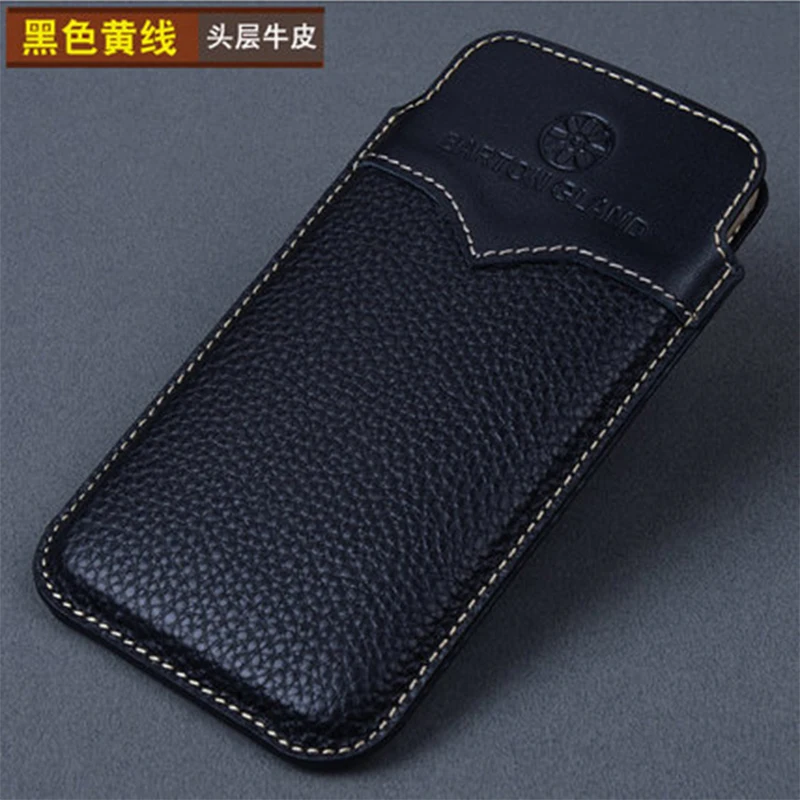 Original Phone Pouch for iPhone XS Case Genuine Leather Cases Bag Cover for Fundas Apple iPhone XR XS Max Sleeve Coque