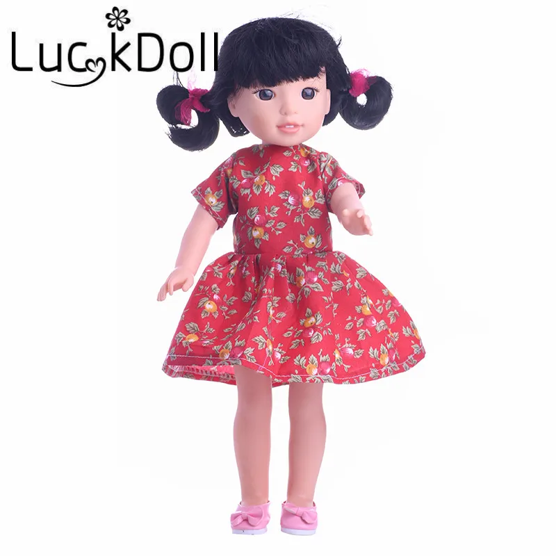 4 новых цветочных юбки для 14 5 "wellie wishers кукла (только одежда) M11 M14|clothes doll|doll