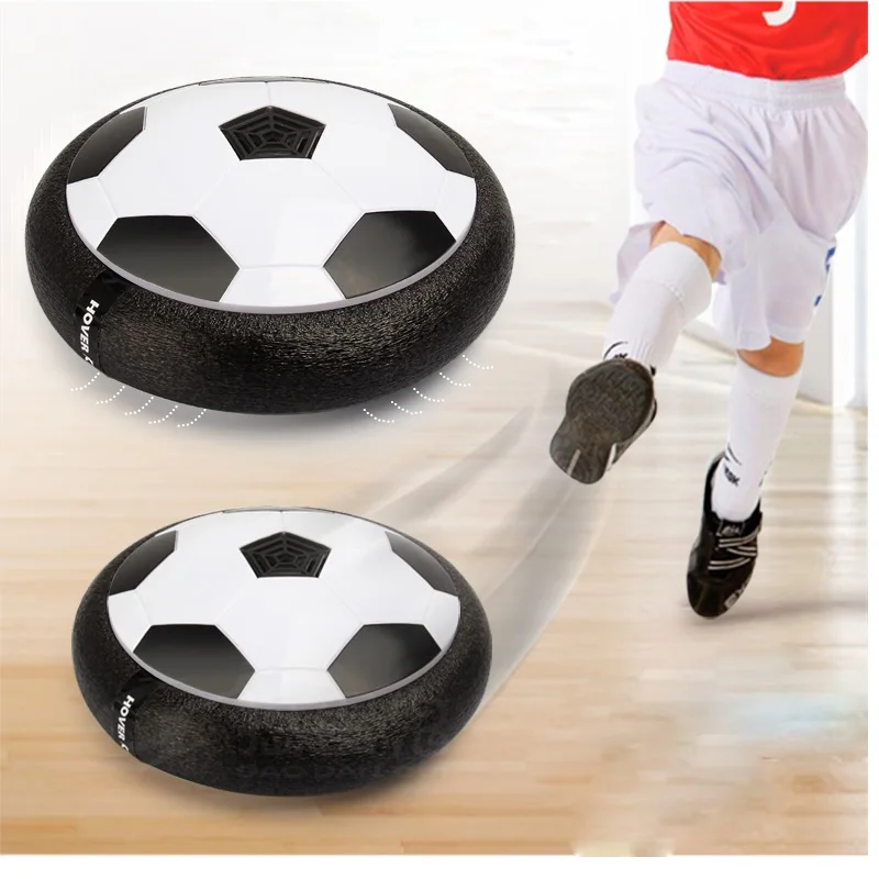 

18cm Colorful Light Electric Suspended Football Game Lighting Air Cushion Football Sports Toy Indoor Football Field Gift Toys