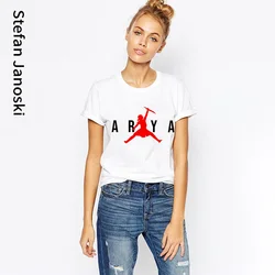 Stefan Janoski Arya Stark Game Of Thrones Women T Shirt Vogue Harajuku Casual Summer Woman Not Today Tshirt Couple Clothes Top Stefan Janoski Arya Stark Game Of Thrones Women T Shirt Vogue Harajuku Casual Summer Woman Not Today Tshirt Couple Clothes Top