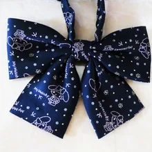 2 шт./партия японская Униформа галстук-бабочка цветок | кролик жаккардовая вышивка галстук