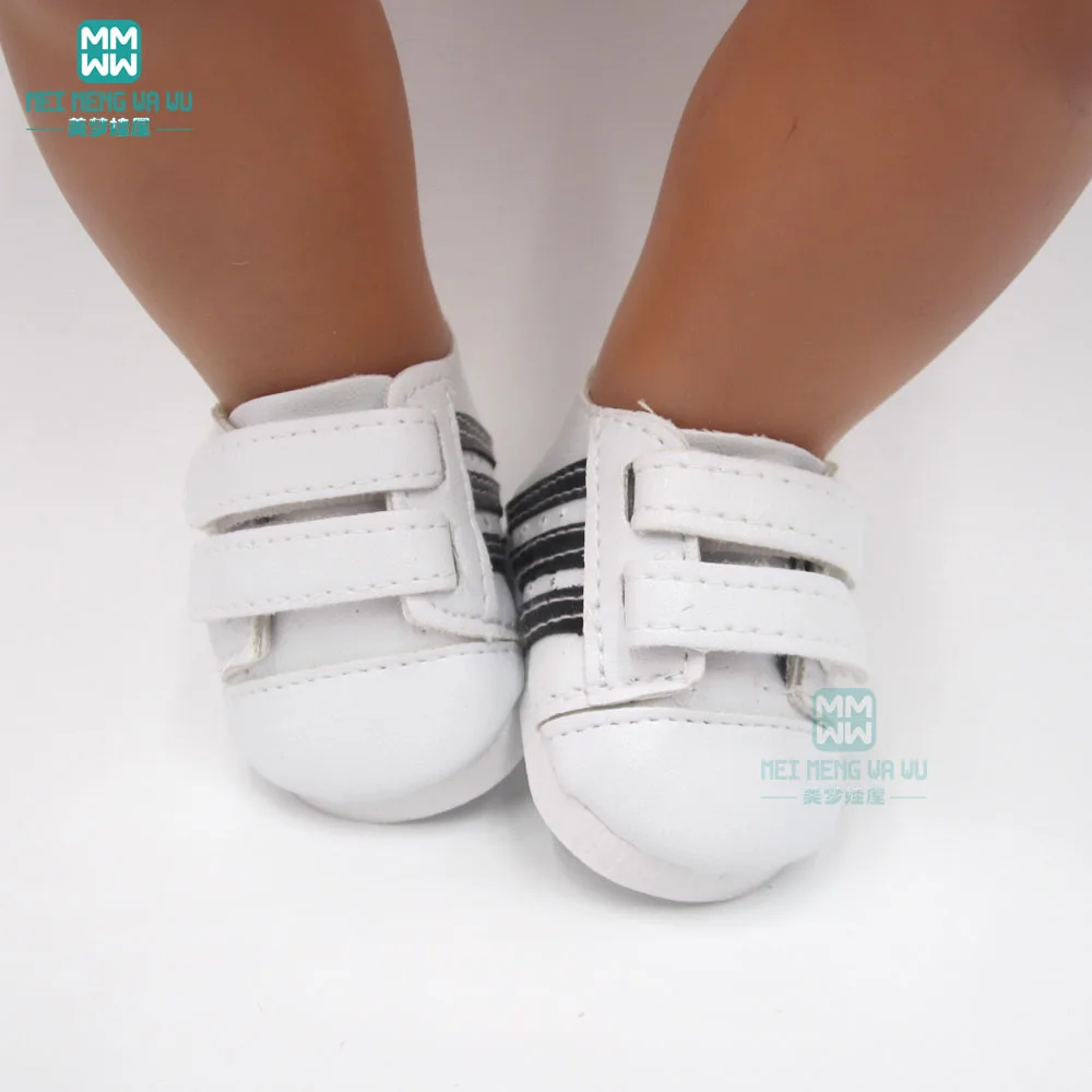 Разнообразие моды 7 см мини кроссовки обувь для куклы подходит 43 см новорожденных куклы и американские кукольные аксессуары
