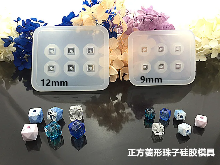 

Square diamond Shape Silicone Pendant Mold Making Mould Jewelry Tool