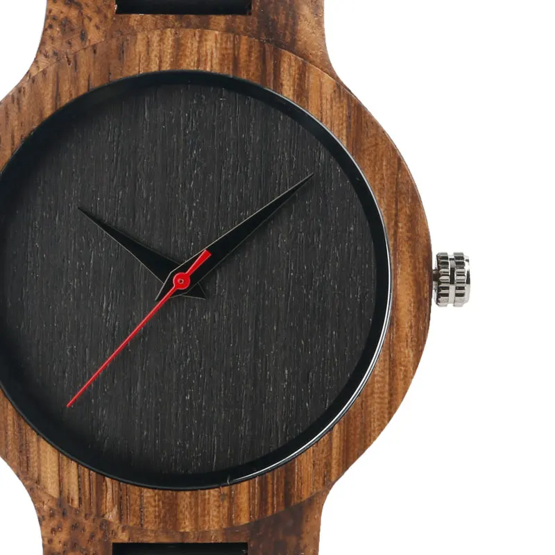 YISUYA Mens Wooden Wrist Watch Novel Bamboo Wood Creative Watches Black Genuine Leather Band Strap Quartz Males Watch relogio (5)
